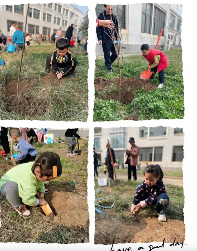 春生萬物，護綠先行——復(fù)興幼兒園植樹節(jié)活動